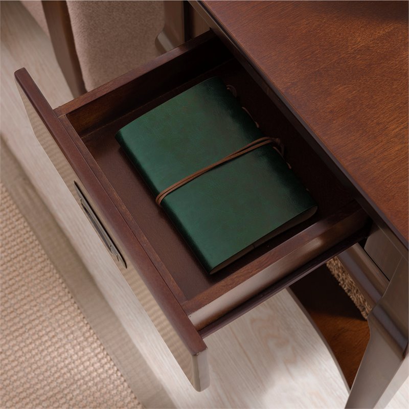 Bowery Hill Drawer End Table in Heartwood Cherry