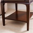 Bowery Hill Drawer End Table in Heartwood Cherry