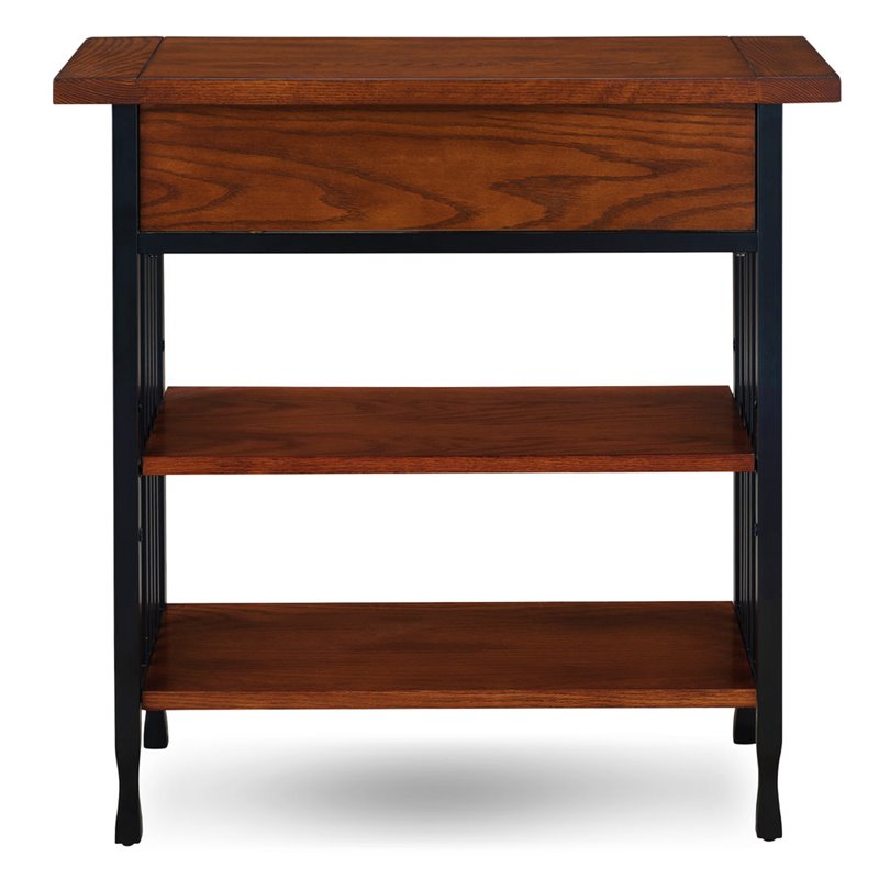 Bowery Hill Foyer Bookcase with Drawer Storage
