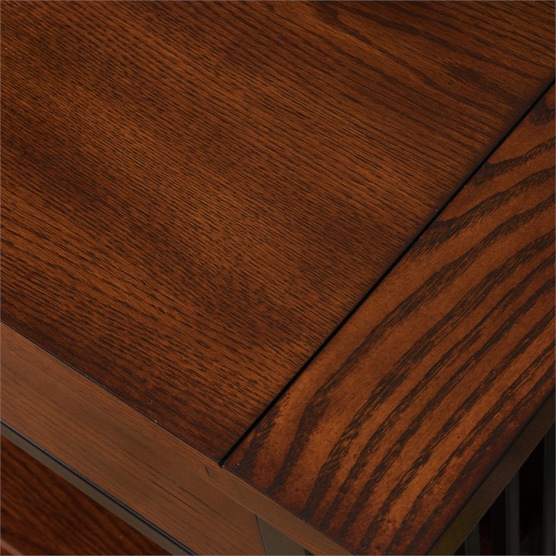 Bowery Hill Foyer Bookcase with Drawer Storage