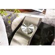 Bowery Hill Metal Gray Console Table Rectangular Sleek Design