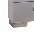 Bowery Hill 2 Drawer Nightstand in White