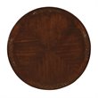Bowery Hill Solid Wood Brown Cherry Dining Table Round 47.5