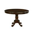 Bowery Hill Solid Wood Brown Cherry Dining Table Round 47.5