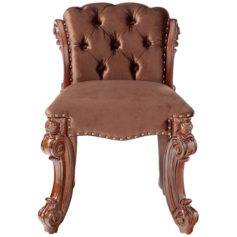 Bowery Hill Vanity Stool in Cherry