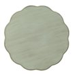 Bowery Hill Wood End Table with Bottom Shelf in Antique Green