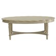 Bowery Hill Oval Coffee Table in Antique White