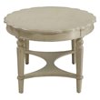 Bowery Hill Oval Coffee Table in Antique White