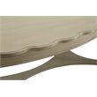 Bowery Hill Oval Coffee Table in Antique White