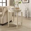 Bowery Hill End Table in Antique White