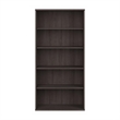 Bowery Hill 5 Shelf Bookcase in Storm Gray