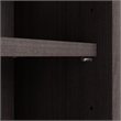 Bowery Hill 5 Shelf Bookcase in Storm Gray