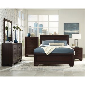 Bowery Hill Dark Cocoa King Bedroom Set