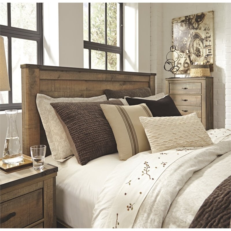 Bowery Hill Wood Mahogany Panel Bed Rectangular 64