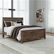 Bowery Hill Wood Mahogany Panel Bed Rectangular 64
