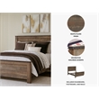 Bowery Hill Wood Mahogany Panel Bed Rectangular 64
