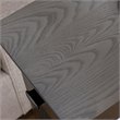 Bowery Hill Solid Wood 1 Drawer End Table in Smoke Gray