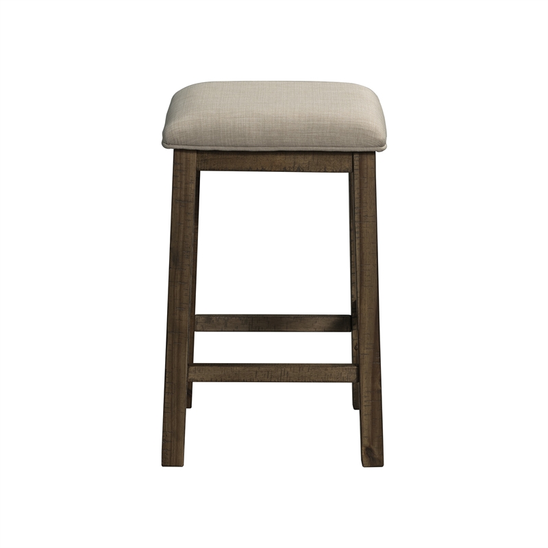Bowery Hill Transitional Wood Gray Multipurpose Bar Table Set