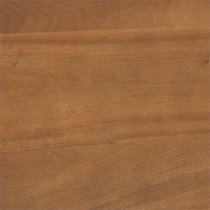 Bowery Hill Solid Wood Oak Twin Over Full Bunk Bed Rectangular Slatted Guard Rails Unassembled