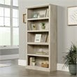 Bowery Hill 5-Shelf Transitional Engineered Wood Bookcase in Chalked Chestnut