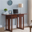 Bowery Hill Wood Computer Office Desk in Mission Oak