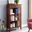 Bowery Hill 3 Shelf Bookcase in Mission Oak