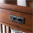 Bowery Hill 3 Shelf Bookcase in Mission Oak