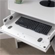 Bowery Hill Solid Wood Corner Computer Office Desk in White