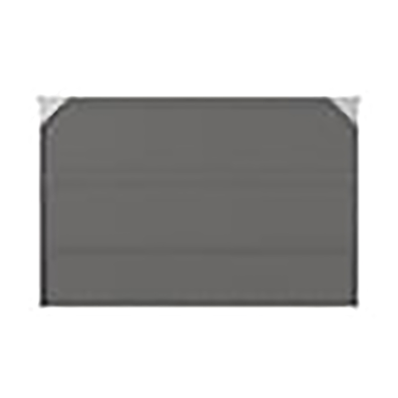 Bowery Hill Traditional Solid Wood Bed Chest with USB Charging Station in Gray