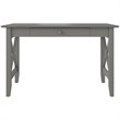 Bowery Hill Solid Wood Gray Writing Desk Rectangular 48