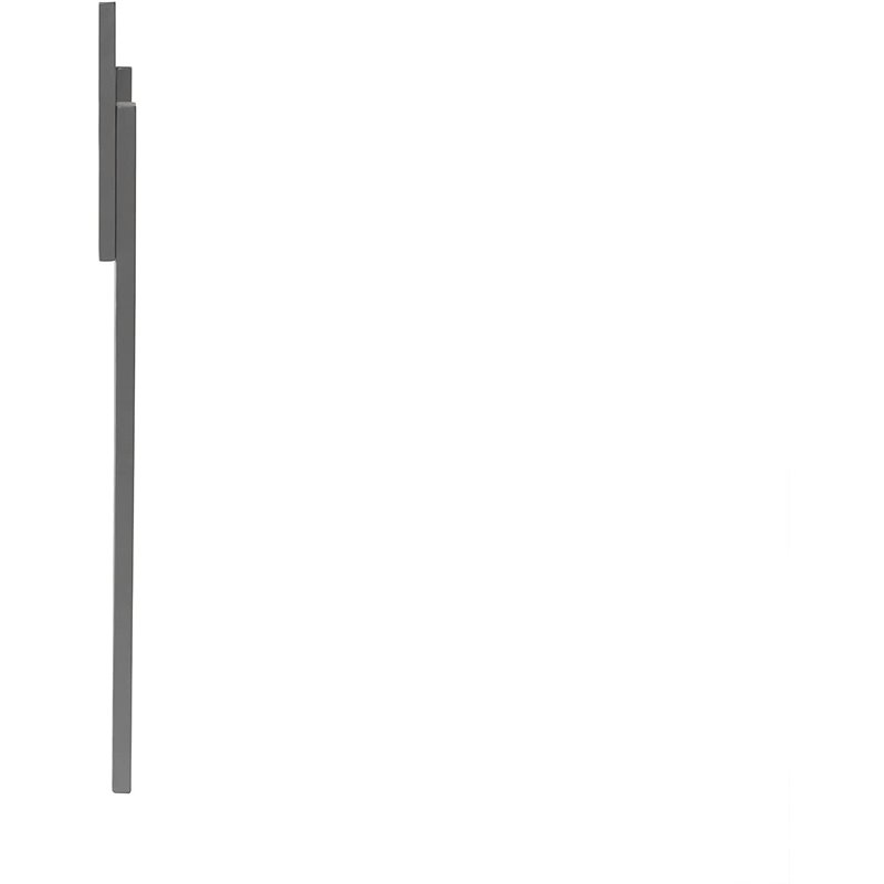 Bowery Hill Contemporary Twin Modern Wood Panel Headboard in Grey