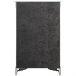 Bowery Hill Traditional 5 Drawer Wood Chest in Platinum Gray