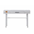 Bowery Hill Contemporary 1 Drawer Vanity Desk in White