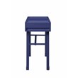 Bowery Hill Contemporary 1 Drawer Wood Vanity Desk in Blue