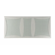 Bowery Hill Contemporary Dining Table with Extension Leaf in Platinum