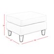 Bowery Hill Ottoman in Blue