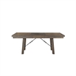 Bowery Hill 7 Piece Dining Set in Walnut and Cream