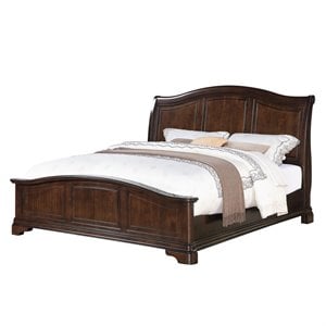 Bowery Hill King  Panel Bed in Cherry