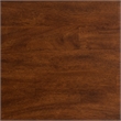 Bowery Hill Faux Leather Warm Cherry Dining Set Rectangular 7-Piece 36