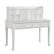 Bowery Hill Solid Wood White Writing Desk Rectangular 48