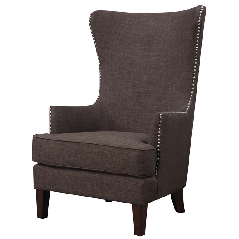 Bowery Hill Accent Chair in Chocolate