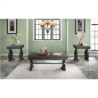 Bowery Hill Wood Brown End Table Rectangular Distressed 22