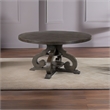 Bowery Hill Round Dining Table in Smokey Walnut