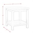 Bowery Hill 2 Piece Marble Top Occasional Table Set in Espresso