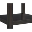 Bowery Hill 2 Piece Marble Top Occasional Table Set in Espresso
