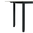 Bowery Hill 3PC Drop Leaf Dining Set in Gray