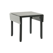 Bowery Hill 3PC Drop Leaf Dining Set in Gray