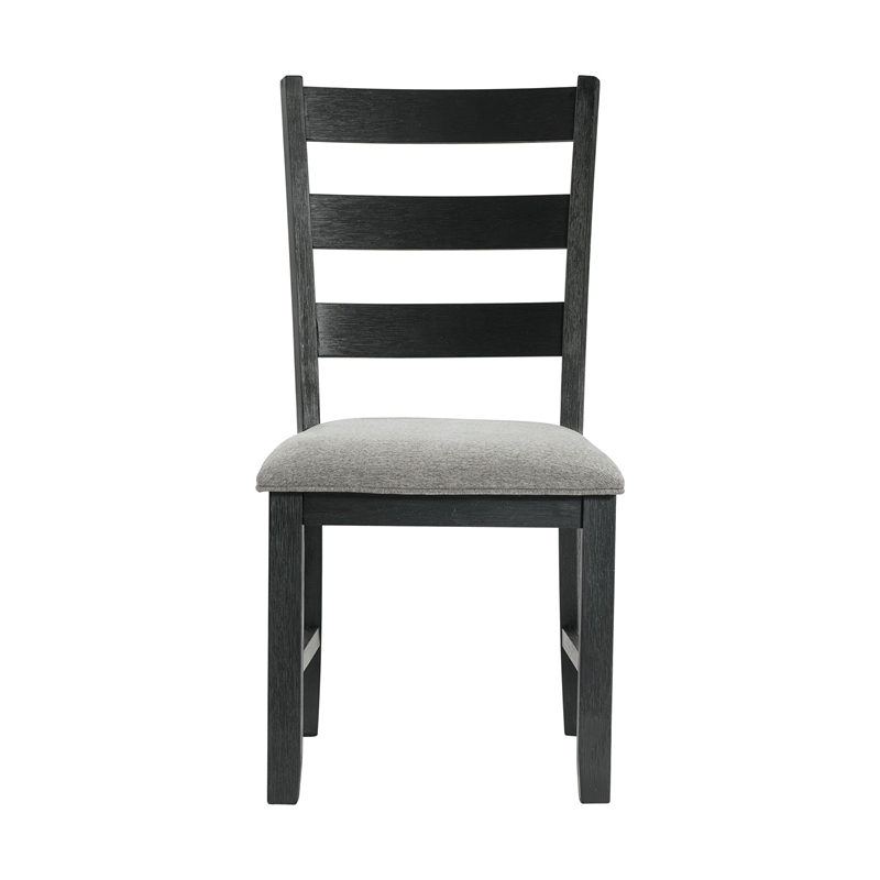 Bowery Hill 3PC Drop Leaf Dining Set in Gray