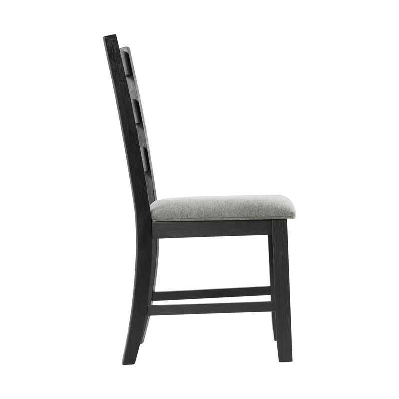 Bowery Hill 3PC Drop Leaf Dining Set in Gray