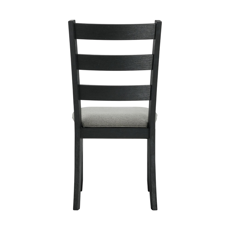 Bowery Hill 3PC Drop Leaf Dining Set in Gray
